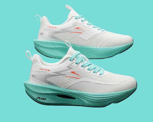 V2 Running Shoe White and Green